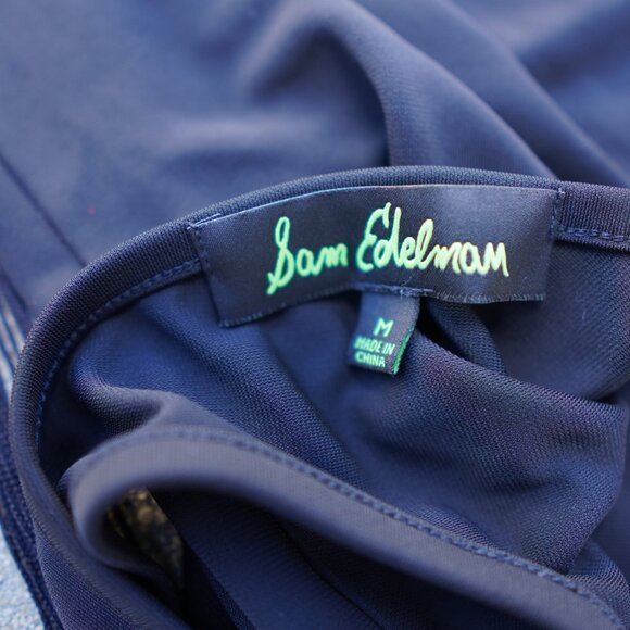 Sam Edelman Black Fringe Flapper Dress M Open Back Cocktail Party Gatsby - Picture 8 of 14